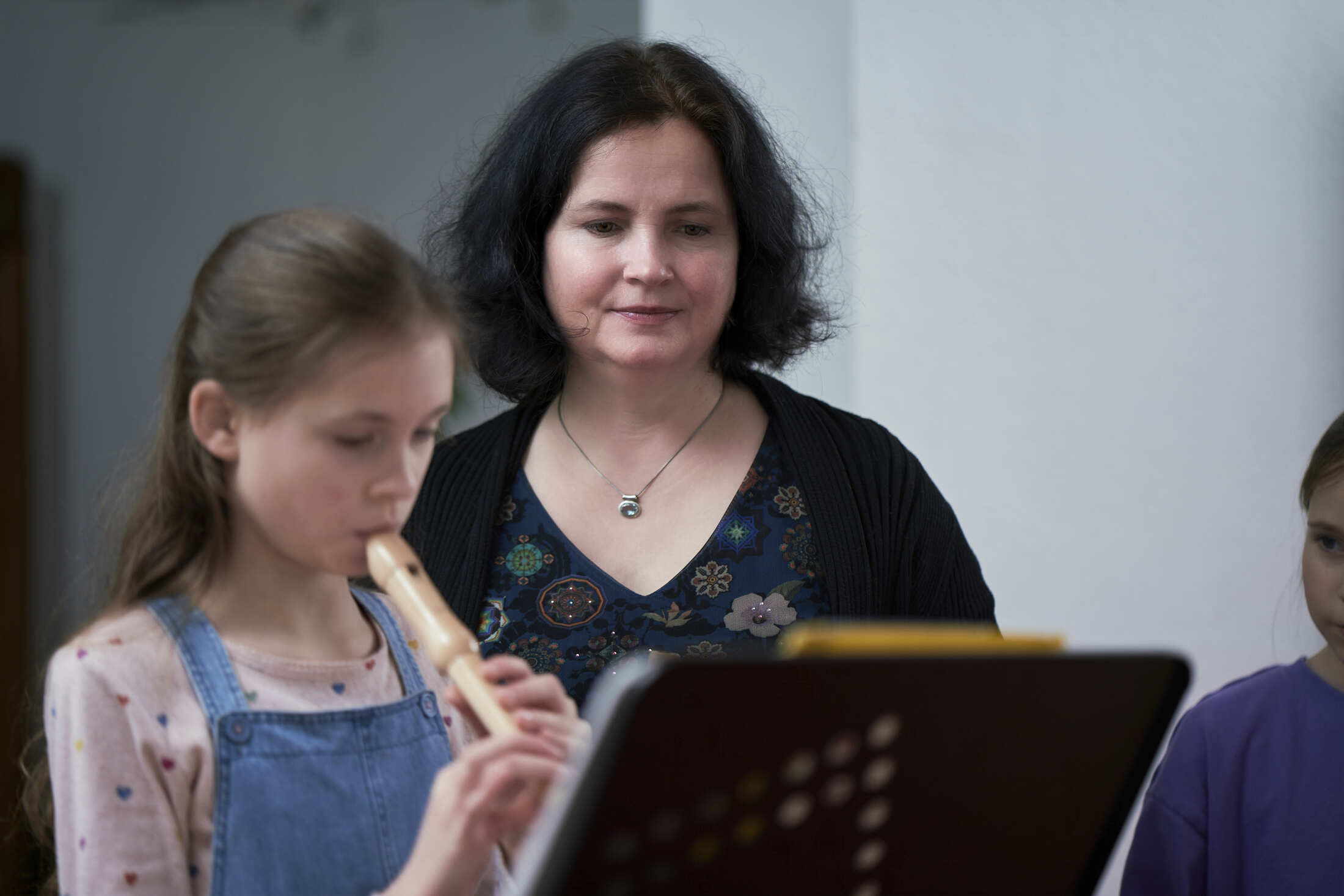 Blockflötenunterricht in der Musikschule Anke Roßner in der Gruppe für Kinder